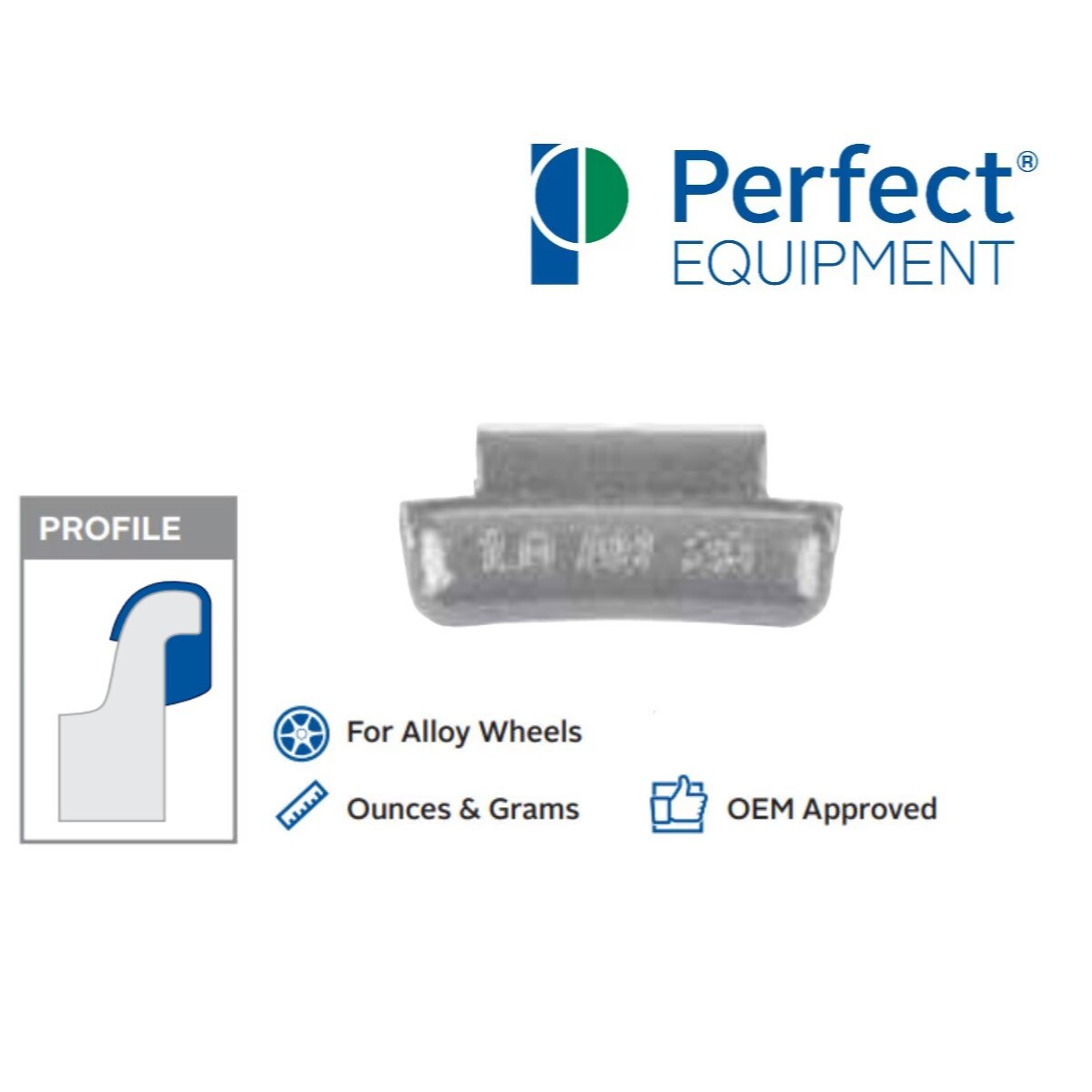 Perfect lead wheel weight Aluminum